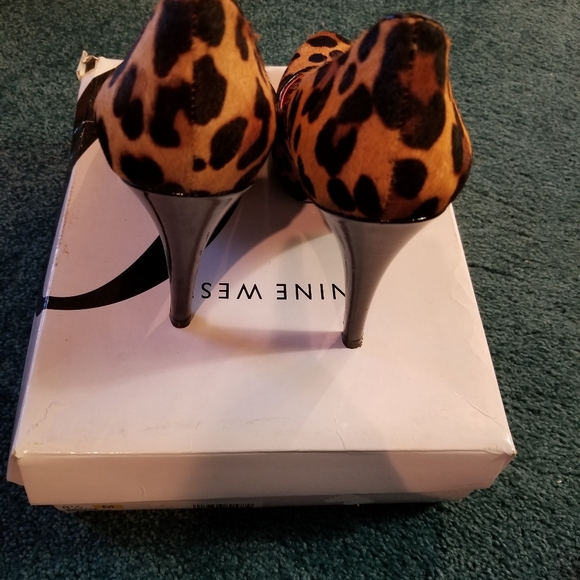 Nine West Rocha Leopard Heels 8.5 - Picture 8 of 8